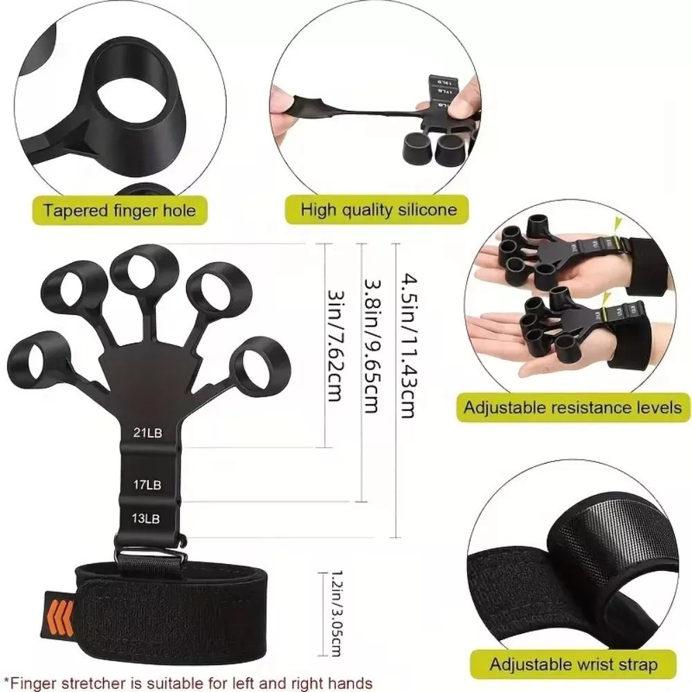5Pcs All-in-One Adjustable Grip Strength Training Set