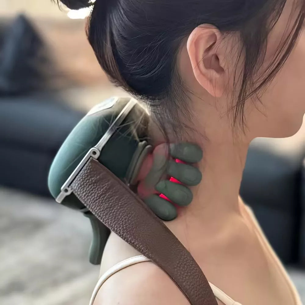 USB Rechargeable 8-Claw Deep Tissue Massager – Neck & Body Relaxation