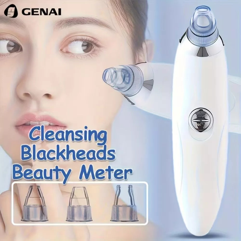 GENAI Portable Blackhead & Pore Cleaner – 4 Probe Facial Cleansing Tool
