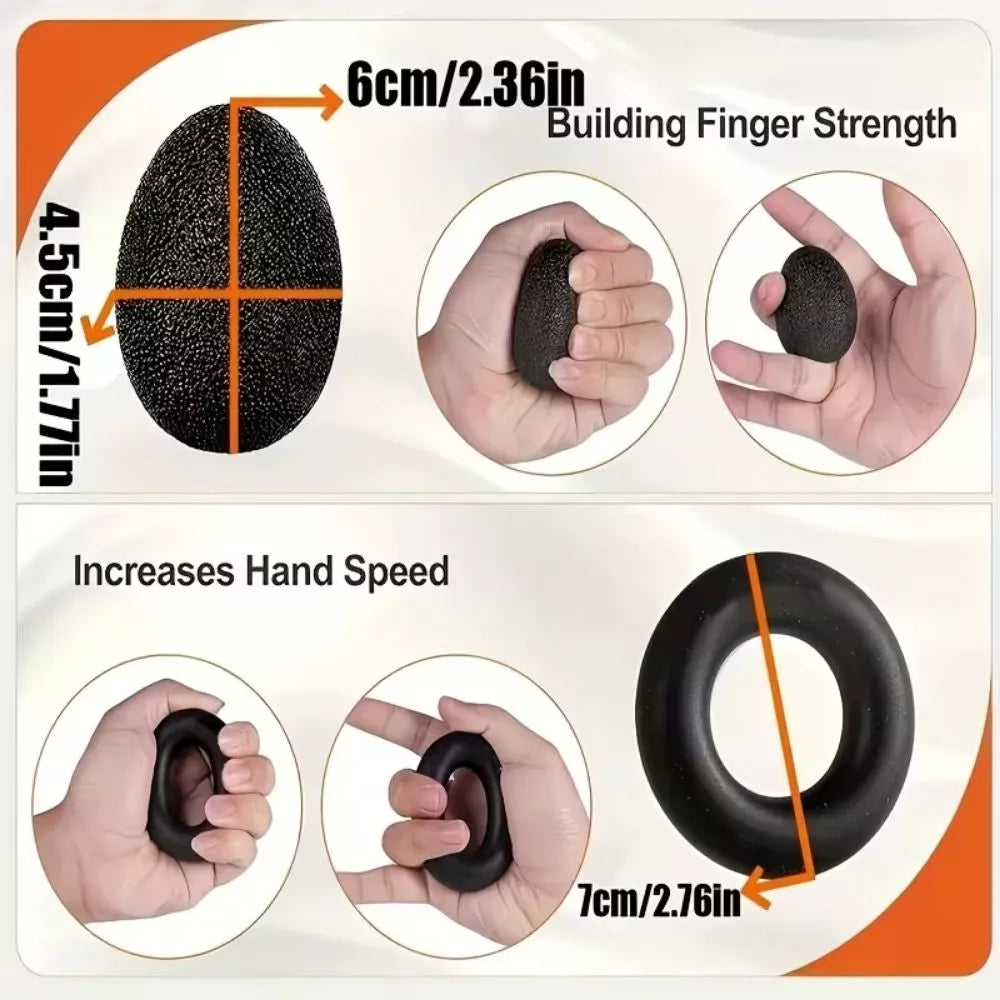 5Pcs All-in-One Adjustable Grip Strength Training Set