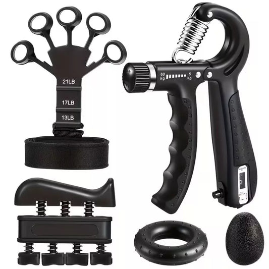 5Pcs All-in-One Adjustable Grip Strength Training Set